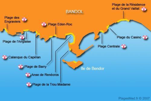 Bandol Studio rénové Appartamento Esterno foto